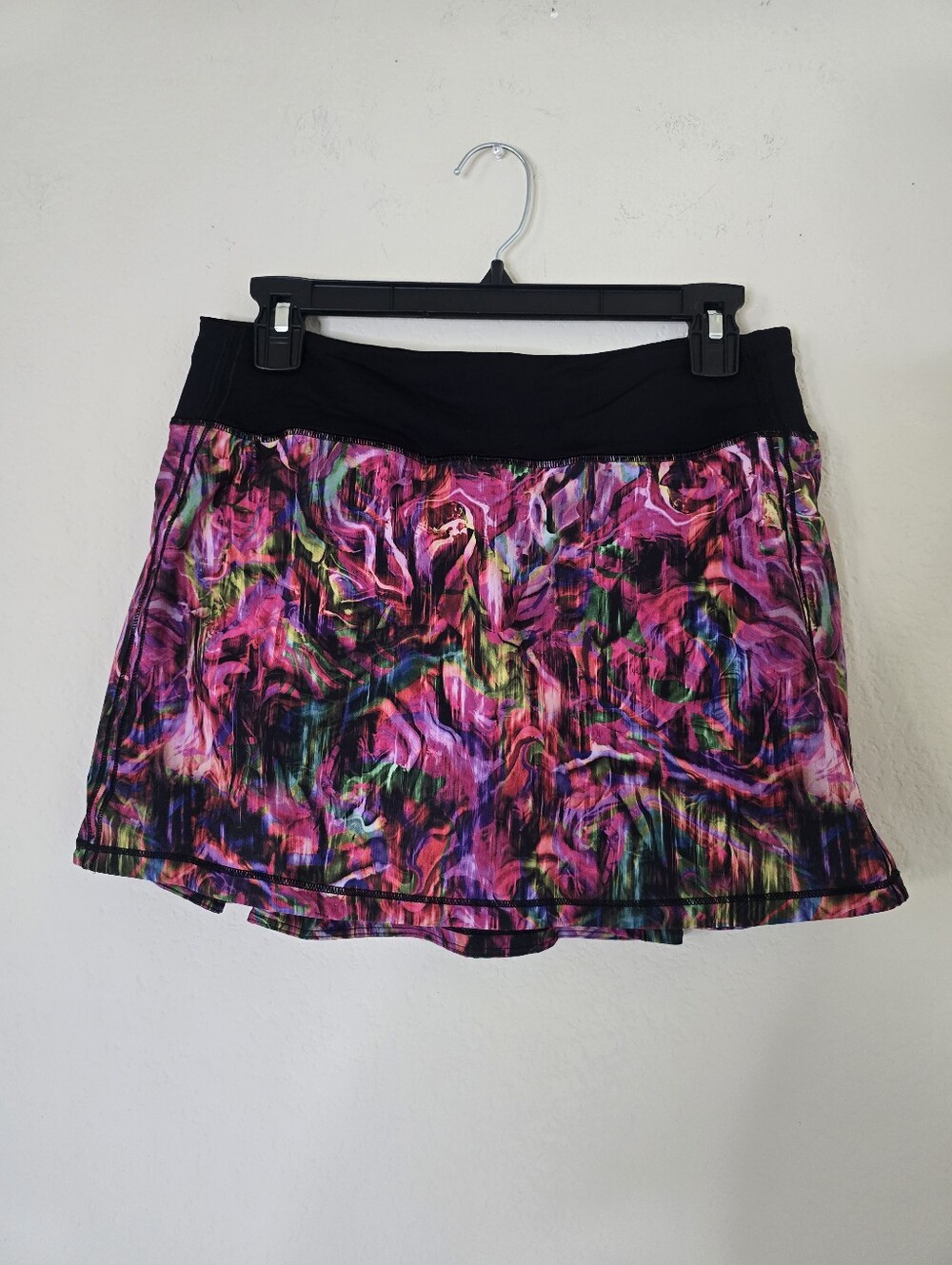 Lululemon skirt Pace Rival Mid-Rise Skirt Long tennis skort Floral Multi Size 6